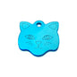 Cat head alumina pet tag