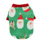 Christmas Dog Clothes Warm Fleece