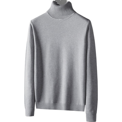 Mens Thermal Turtleneck Sweater For Layering Under Knitwear