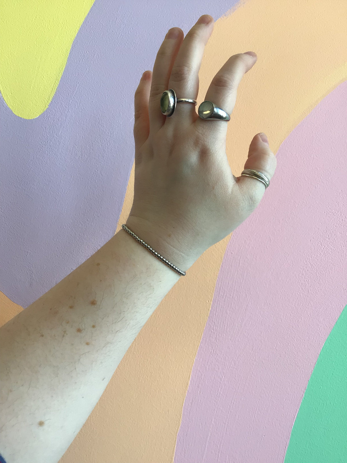 Titanium Bead Bracelet