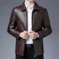 AutumnWinter Mens Clothing Cracked Leather Bags Returned For High-quality Leather Jackets