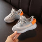Boys Girls Fashion Sneakers Baby/Toddler/Little Kids Leather Trainers Children School Sport Shoes Soft Running Shoes