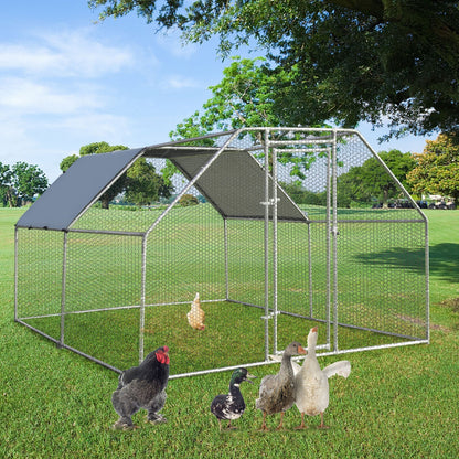 9.5 x 12.5 Feet Large Walk In Chicken Coop Run House
