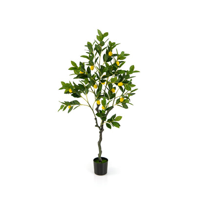 Artificial Lemon Tree 2.6/4/5.2 Feet Tall Fake Lemon Plant wuth Lemon Fruits