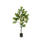 Artificial Lemon Tree 2.6/4/5.2 Feet Tall Fake Lemon Plant wuth Lemon Fruits