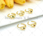 CZ Evil Eye Open Ring, Sku#LD79