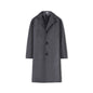 New Mens Mid-length Loose-fit Solid-color Padded Trench Coat