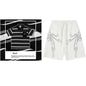 Loose-fitting Polo Shirt With A Lapel Collar Short-sleeved Striped T-shirt