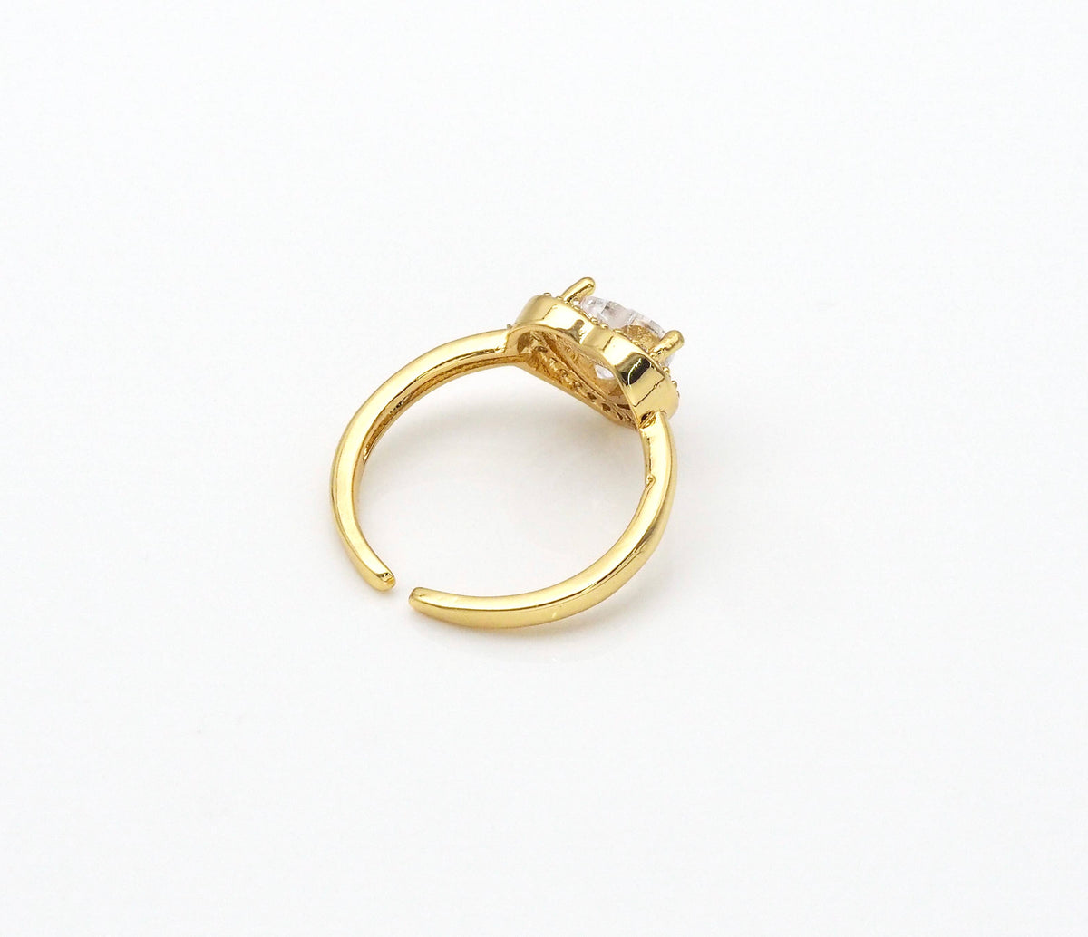 Diamond CZ Heart Ring,X236