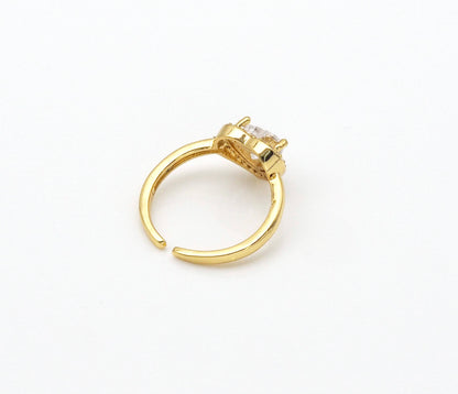 Diamond CZ Heart Ring,X236
