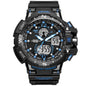 Modern Sport Watch For Men and Woman With LED Digital Quartz Display Men's Top Brand Luxury Digital-watch Relogio Masculino In Army Military Popular Design Waterproof 50M