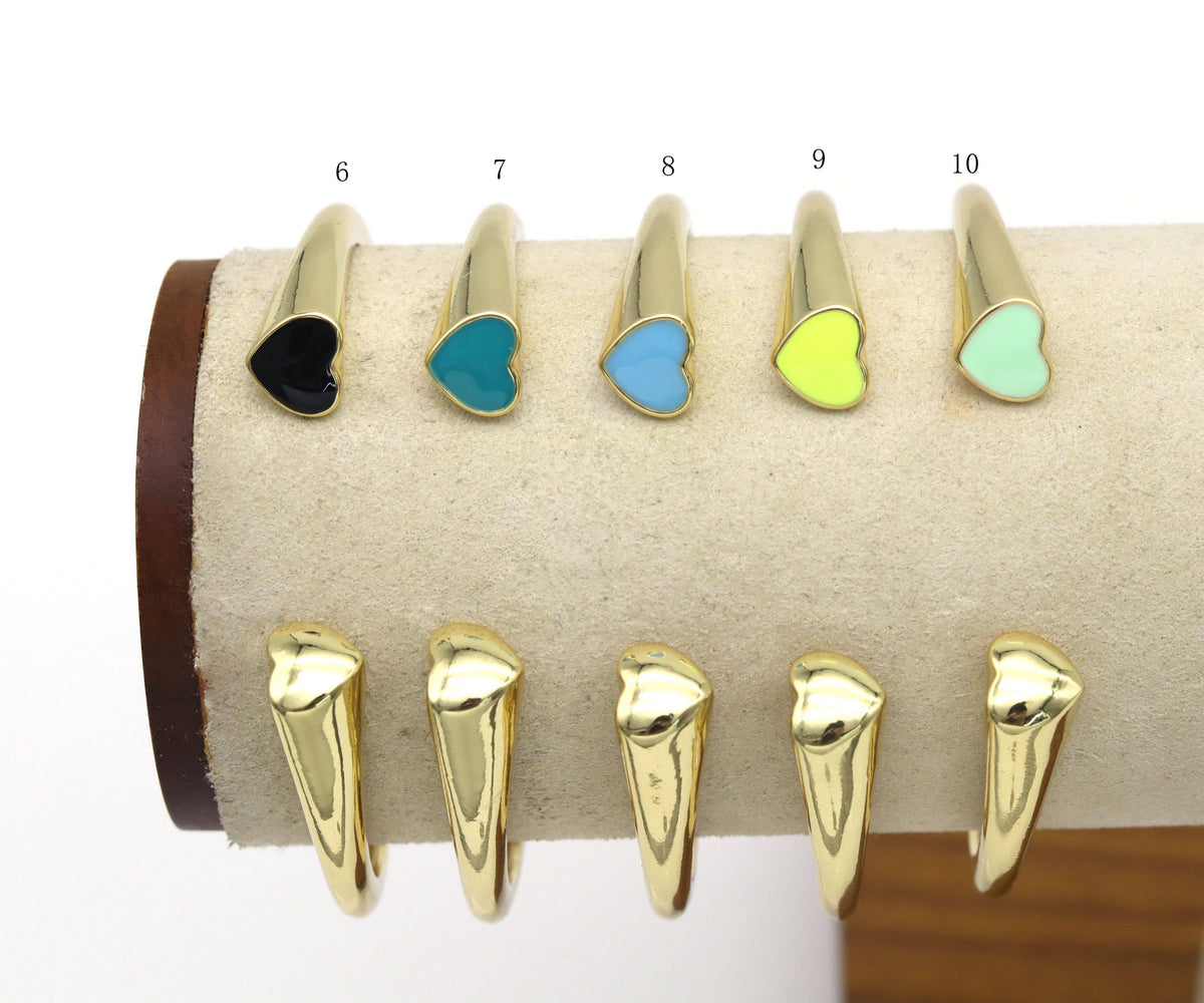 Enamel Open Heart Bracelet,X284