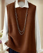 Womens Elegant Sleeveless Knitted Vest Top