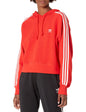 adidas Originals Womens Adicolor Classics Crop Hoodie Red X-Large