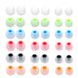 MQIMY Earbud Replacement Tips Silicone Earbud Tips Earbud Covers Fit Most in-Ear Earbuds(Inner Hole 3.8mm -5.1mm) Headphone Ear Tips Earbud Rubber Tips 18 Pairs S M L