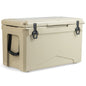 50 QT Rotomolded Cooler Insulated Portable Ice Chest with Integrated Cup Holders