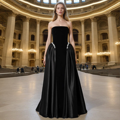 Design A Strapless Maxi Dress For Women