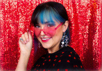 Together Forever-Heart Earrings