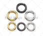 12mm/15mm/20mm/27mm Spring Gate, Gold/Silver/Gunmental Round Clasp, SKU#K123