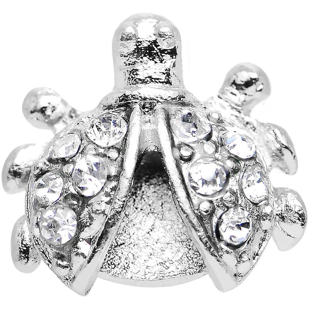 Clear Gem Lovely Ladybug Tragus Cartilage Earring