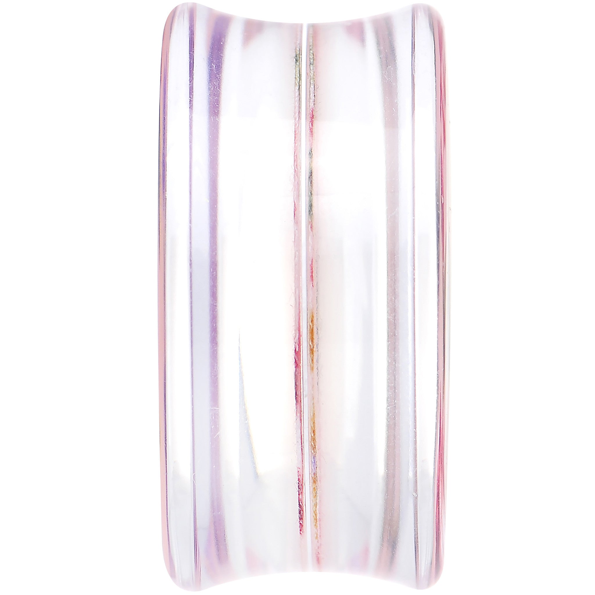 30mm Acrylic Pink Grandma's Wallpaper Flowered Saddle Plug