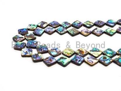 Natural Abalone Flat Diamond Shape Shell beads, SKU#R8C