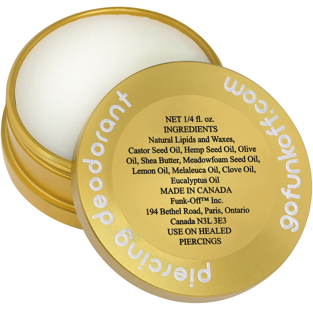 Clear Gem Yellow Funk-Off Piercing Deodorant