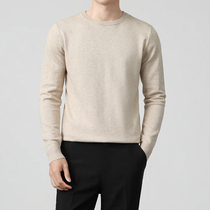 Thickened Knitted Crew-neck Sweater