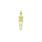 Gold Skeleton Shape Charm Pendant, Sku#LK1101