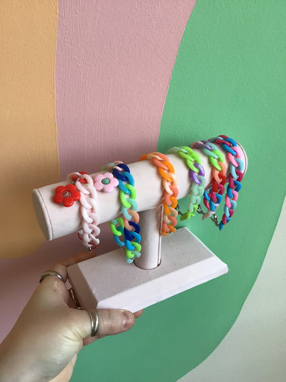 Happy Chain Link Bracelet