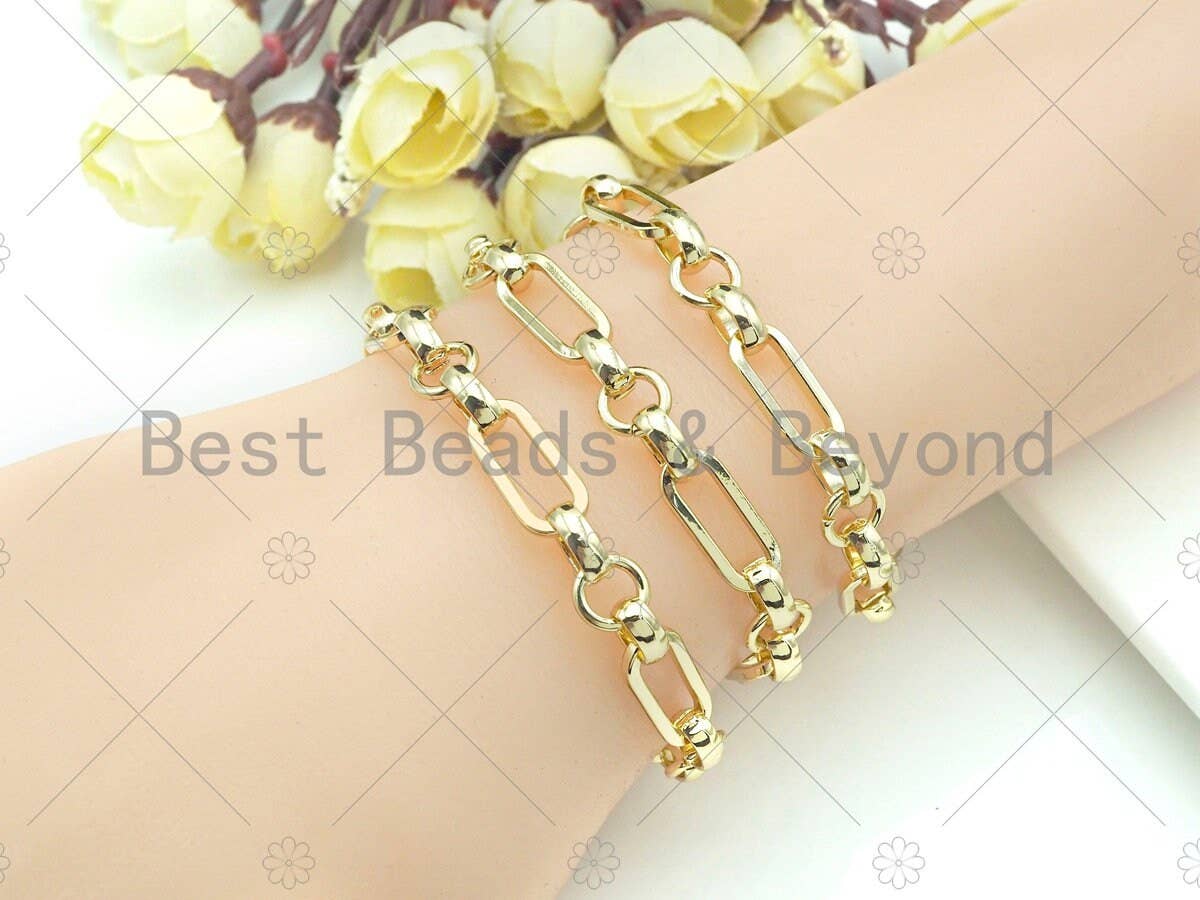 7x27mm High Quality Hand made Chunky Paper clip  link c M350