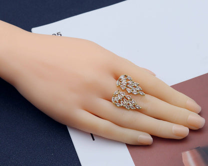 Angel Wing Statement Ring, Sku#LD319