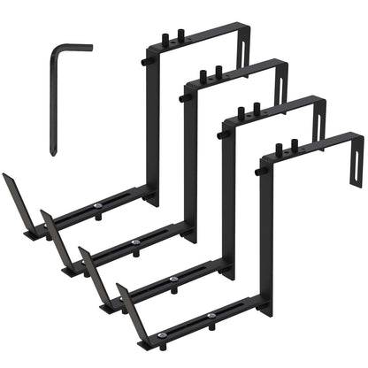 Adjustable Planter Box Brackets for Windowsills