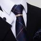 Multi Colored Striped Floral Mens Tie