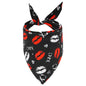 Valentine's Day Pet Scarf Dog Saliva Towel