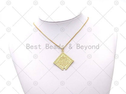 Rhombus Shape Charm, Sku#LK565