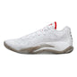 NIKE Jordan Zion 3 Mens Shoes (DR0675-106 White/University RED/Cement Grey) Size 8