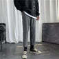 Men's Dress Pants Men's Cropped Slim-fit Casual