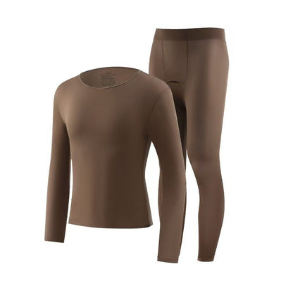 Men's High Elasticity Warm Ultra-thin Autumn Clothing And Pants Set