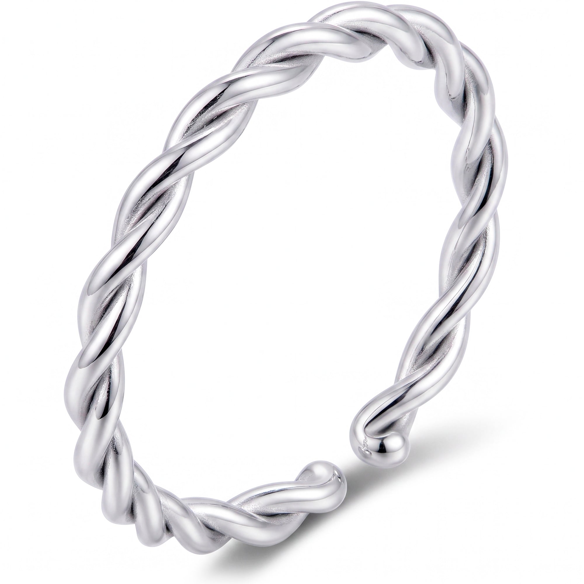 18G 5/16 Annealed Steel Seamless Braided Circular Ring
