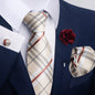 Men's Tie Suit Pocket Square Combo 8