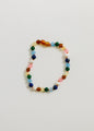 Raw Baltic Amber and Pearl Bracelet + Sweet Pink Gemstones
