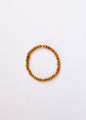 Dainty Golden Mookaite Jasper + 14K Gold Filled || Beaded Stretch Bracelet