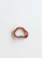 Raw Cognac Baltic Amber + Raw Turquoise Jasper || Anklet or Bracelet