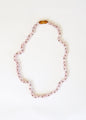 Pure Gemstone + Natural Rose Quartz || Beaded Necklace
