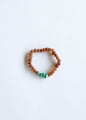 Raw Cognac Baltic Amber + Raw Amazonite || Adult Bracelet