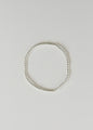 Sterling Silver || Beaded Stretch Anklet or Bracelet