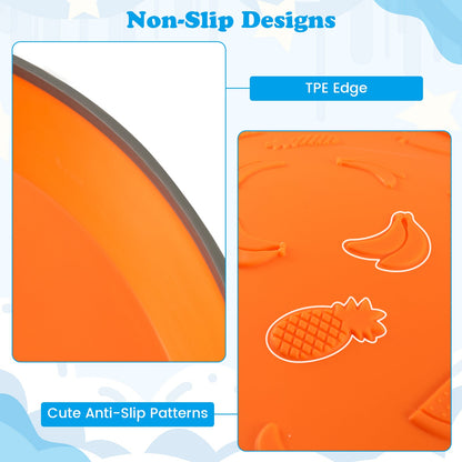 5 Pieces Kids Stepping Stones Stackable Round River Stone Indoor Outdoor-Multicolor