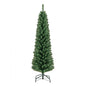 5/6/7/8 Feet Pencil Christmas Tree with 295/392/523/671 Memory Wire Branch Tips and Upgraded Metal Stand