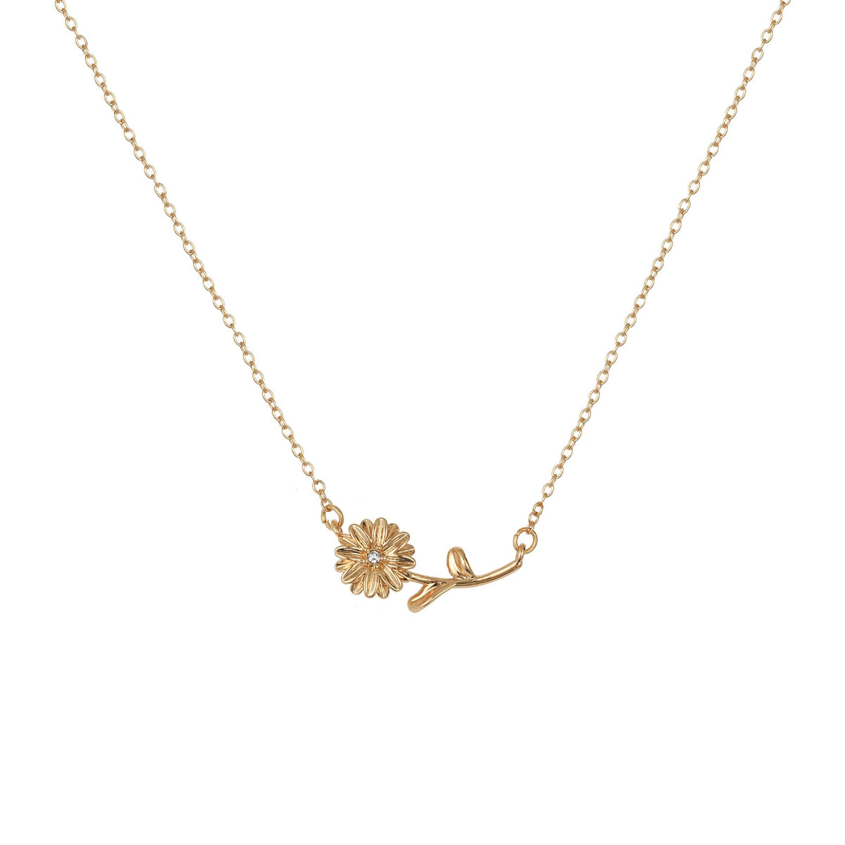 December Birth Flower 3D Pendant Necklace